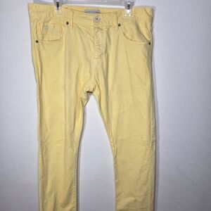 Scotch & Soda Ralston Yellow Amsterdam Blauw Denim Jeans 34x34 Southern Preppy